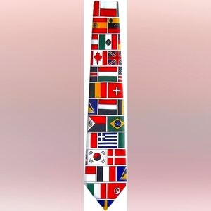 Buy Your Ties - Mens World Flag NeckTie